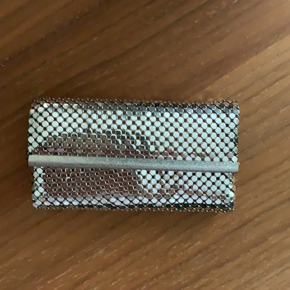 Vintage Whiting and Davis Silver Mesh Key Holder